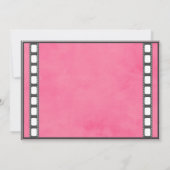 Filmthuispartij Clapboard Red Kaart (Achterkant)