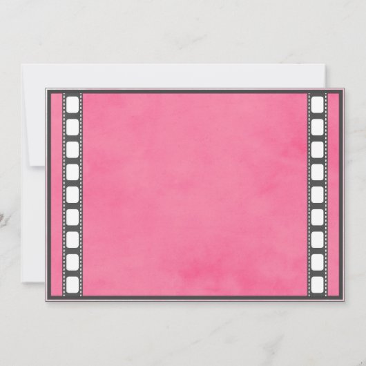 Filmthuispartij Clapboard Red Kaart (Achterkant)