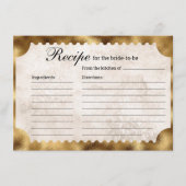  filmticket Vrijgezellenfeest Recept Informatiekaartje (Voorkant)