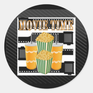 Filmtijd Ronde Sticker