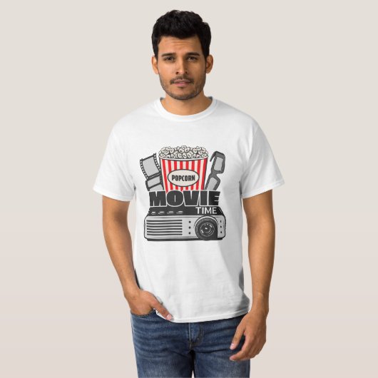 Filmtijd T-shirt (Voorkant volledig)