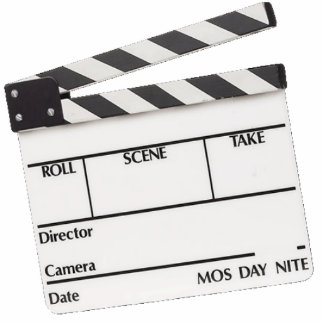 Filmtijdversiering...! Staand Fotobeeldje