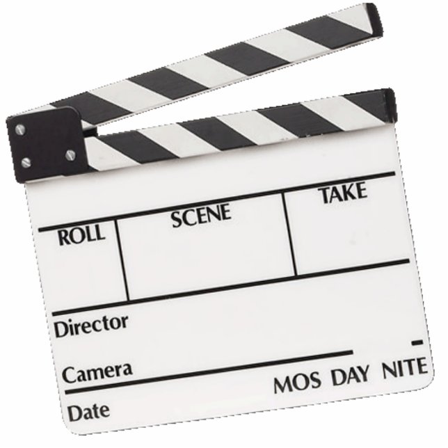 Filmtijdversiering...! Staand Fotobeeldje (Voorkant)