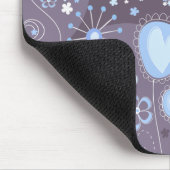 Filmtuin in blauw en grijs muismat (Hoek)