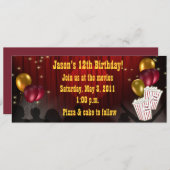 Filmuitnodiging Kaart (Voorkant / Achterkant)