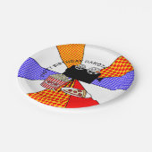 Filmvanavond in Retro Papieren Bordje (Gekanteld)