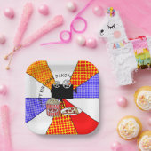 Filmvanavond in Retro Papieren Bordje (Feest)