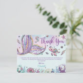 Filmverzegel Baby shower Birthday Bedankkaart (Staand voorkant)