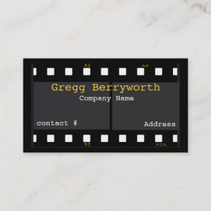 FilmVisitekaartje Visitekaartje