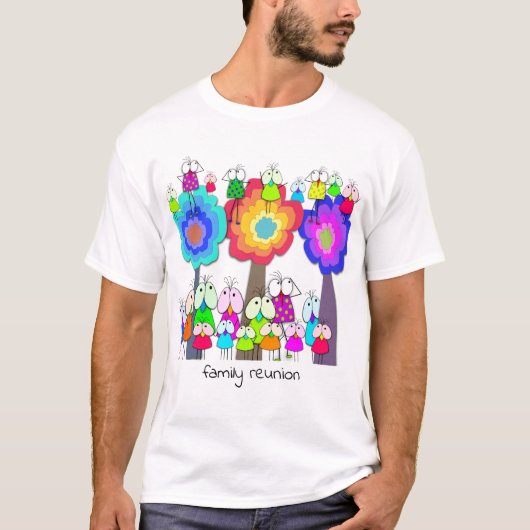 Filmvogels en -bomen t-shirt (Voorkant)