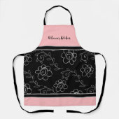 Filmvormig ontwerp Aangepaste naam Roze Schort (Voorkant)