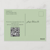 Filmwebsite Waterverf Margarita QR-code Briefkaart (Achterkant)