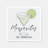 Filmwebsite Waterverf Margarita QR-code Servet (Voorkant)