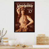 Filmweek met Gilda Gray Poster (Keuken)