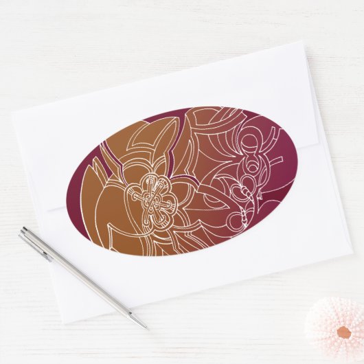 Filmwerk Ovale Sticker (Envelop)