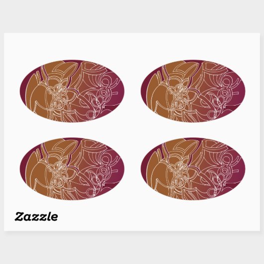 Filmwerk Ovale Sticker (Vel)