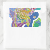 Filmwerk Rechthoekige Sticker (Tas)