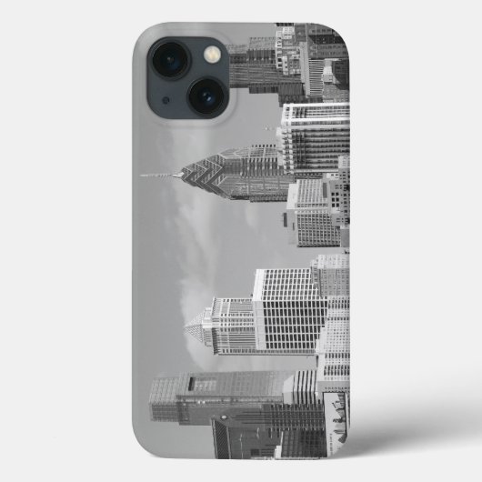 Filmwolkenkrabber zwart-wit Case-Mate iPhone case (Achterkant)