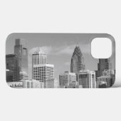 Filmwolkenkrabber zwart-wit Case-Mate iPhone case (Achterkant (horizontaal))