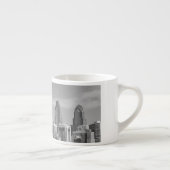 Filmwolkenkrabber zwart-wit espresso kop (Rechts)