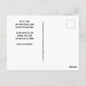 Filmzwart eindelijk opslaan Datum Briefkaart (Achterkant)