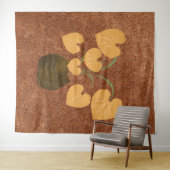 Filodendron Plant Koper Kijk Tapestry Wandkleed (In Situ (horizontaal))