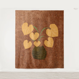 Filodendron Plant Koper Kijk Tapestry Wandkleed