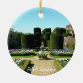 Filoli Gardens kerstversiering Keramisch Ornament (Achterkant)