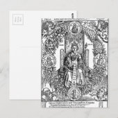 Filosofa van Albrecht Durer Briefkaart (Voorkant / Achterkant)