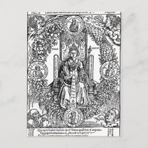 Filosofa van Albrecht Durer Briefkaart