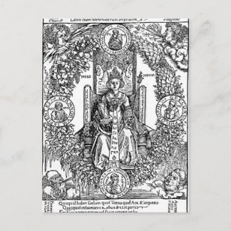 Filosofa van Albrecht Durer Briefkaart