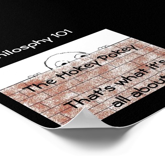 Filosofie 101 - poster/druk poster (Hoek)