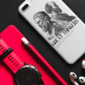 Filosofie Art Print - Plato en Socrates Case-Mate iPhone Case