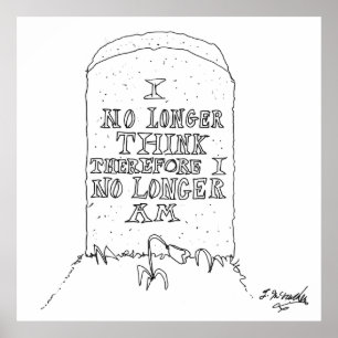 Filosofie Cartoon 1413 Poster