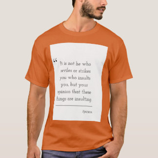 Filosofie Citaat Epictetus 29 T-shirt