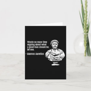 Filosofie citeert leraar stoïcisme Marcus Aurelius Kaart