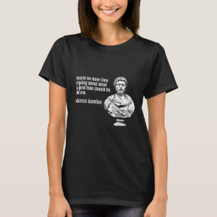 Filosofie citeert leraar stoïcisme Marcus Aurelius T-shirt