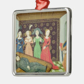 Filosofie en de Muses Metalen Ornament (Links)