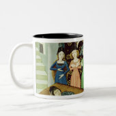 Filosofie en de Muses Tweekleurige Koffiemok (Links)