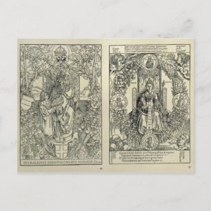 Filosofie en keizer van Habsburg Briefkaart