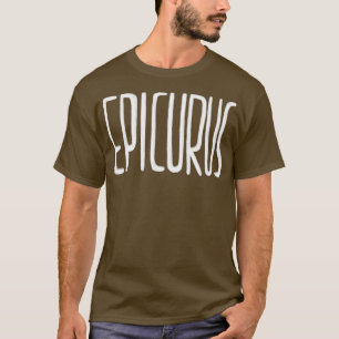 Filosofie Epicurus Griekse filosoof T-shirt