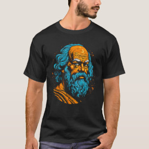 Filosofie merk Socrates Griekse filosoof T-shirt
