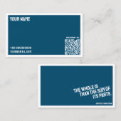 FILOSOFIE Minimalistisch Visitekaartje MIDI (Voorkant / Achterkant)