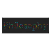 Filosofie Poster (Voorkant)