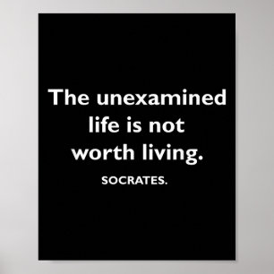 Filosofie, Quote, Grappig, Intellectueel, Filosoof Poster