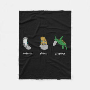 Filosofie Socrates Plato Aristoteles Design voor P Fleece Deken