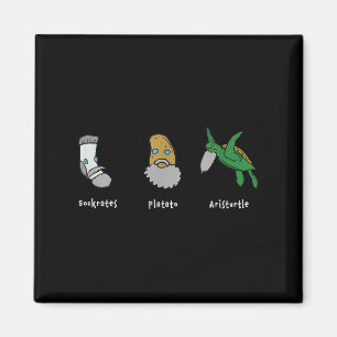 Filosofie Socrates Plato Aristoteles Design voor P Magneet