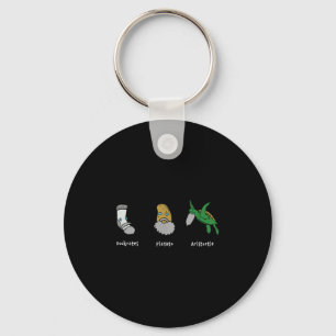 Filosofie Socrates Plato Aristoteles Design voor P Sleutelhanger