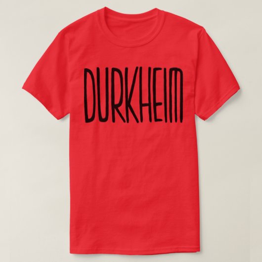 Filosofie van Durkheim T-shirt (Design voorkant)