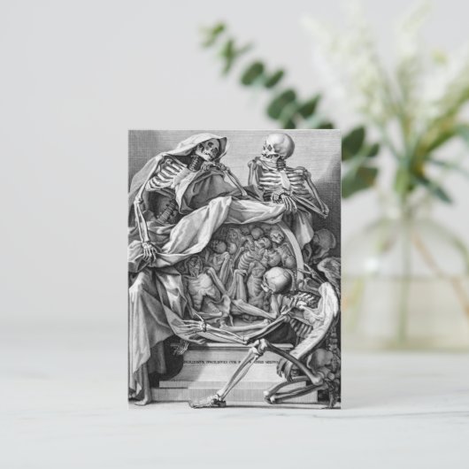 Filosofie van het Briefkaart van de mortaliteit (Staand voorkant)